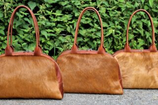 Kabierfelltaschen hellbraun